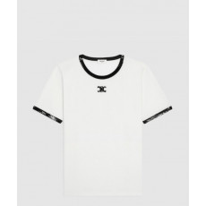 셀린느 트리옹프 자수 티셔츠