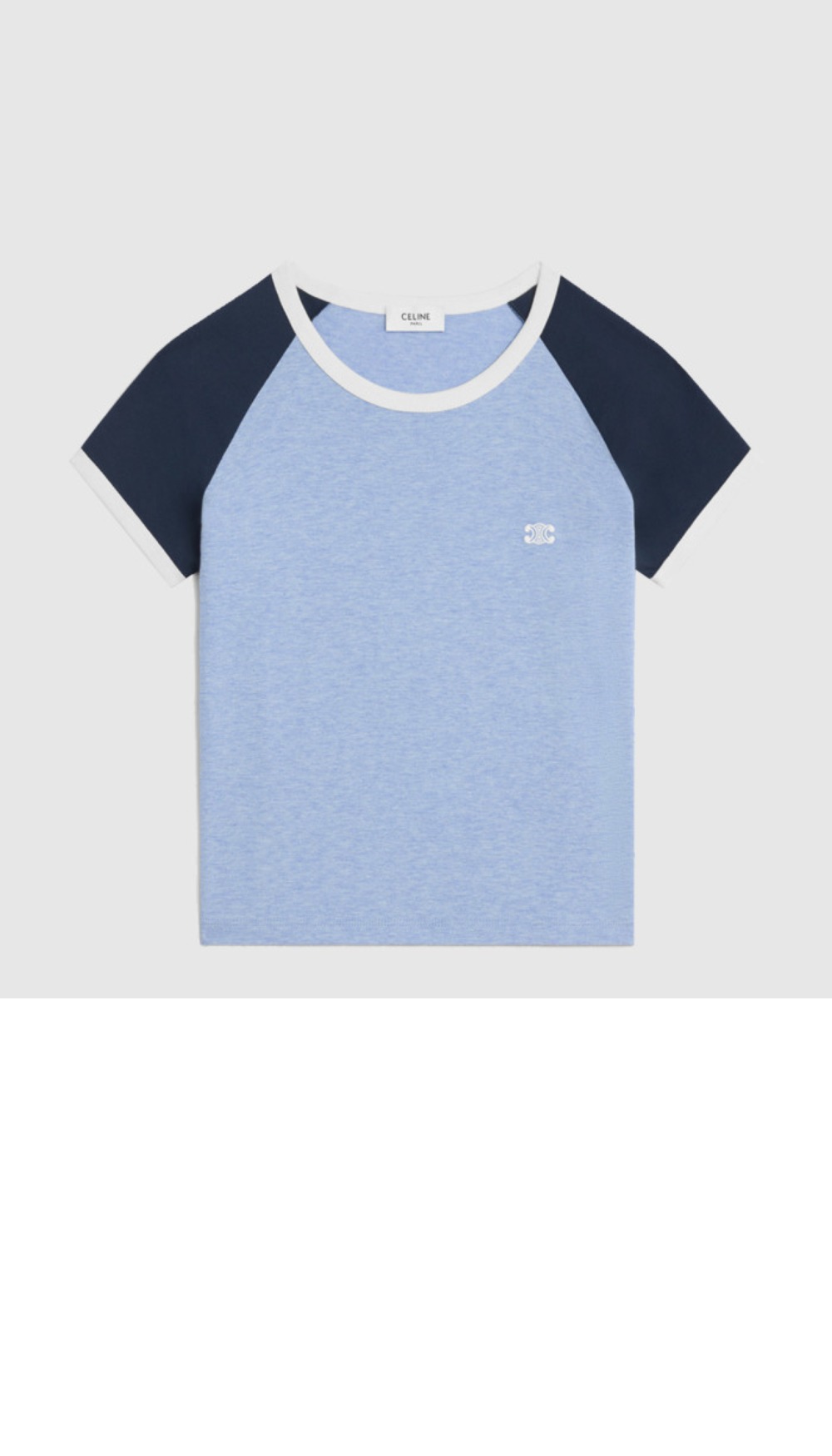 셀린느 코튼 저지 티셔츠