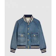 셀린느 테디 재킷 클린 오션 브리드 워시 데님