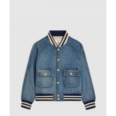 셀린느 테디 재킷 클린 오션 브리드 워시 데님