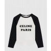셀린느 로고 레글런 긴팔 티셔츠