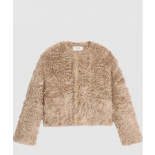 셀린느 느 모헤어 부클레 가디건 베스트