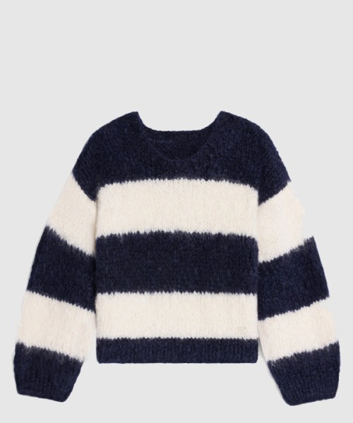 셀린느 스트라이프 모헤어 울 스웨터