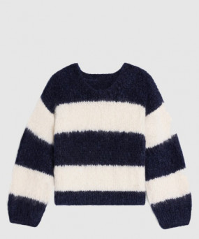 셀린느 스트라이프 모헤어 울 스웨터