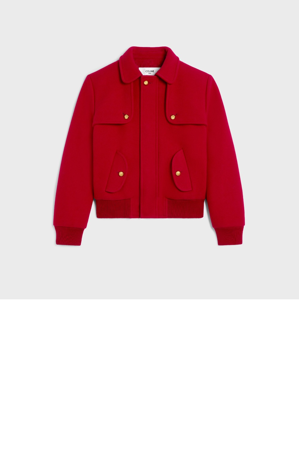 셀린느 울 펠트 재킷