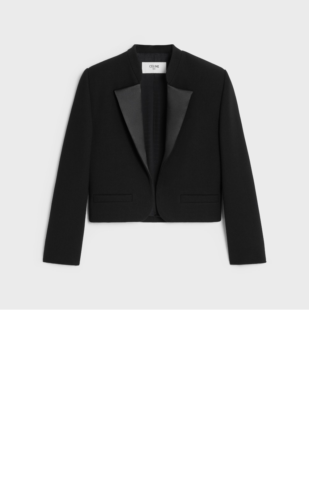셀린느 더블 크레이프 새틴 재킷