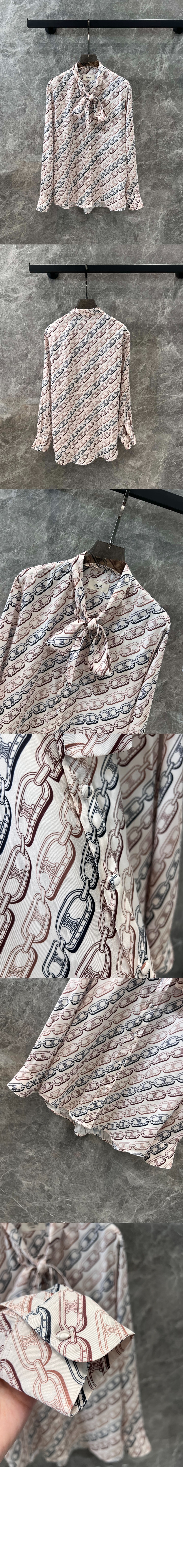 셀린느 로미 라발리에르 셔츠