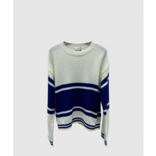 셀린느 스트라이프 크루넥 스웨터