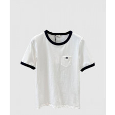 셀린느 로고 프린트 반팔