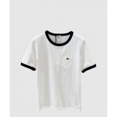 셀린느 로고 프린트 반팔