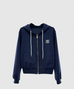 셀린느 로고 집업 자켓