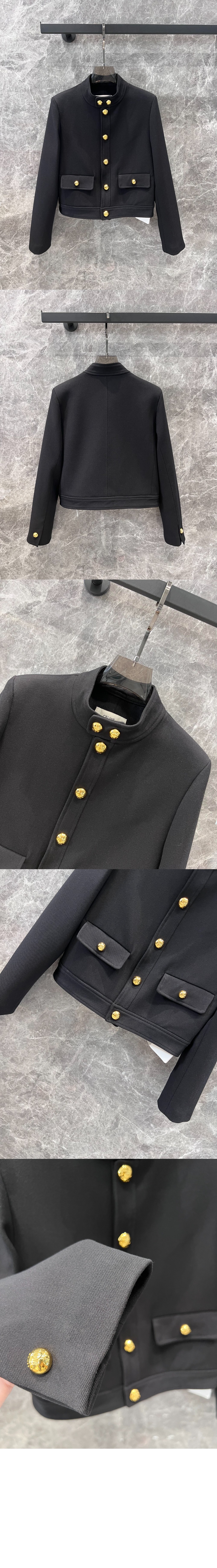 셀린느 숏 울 재킷