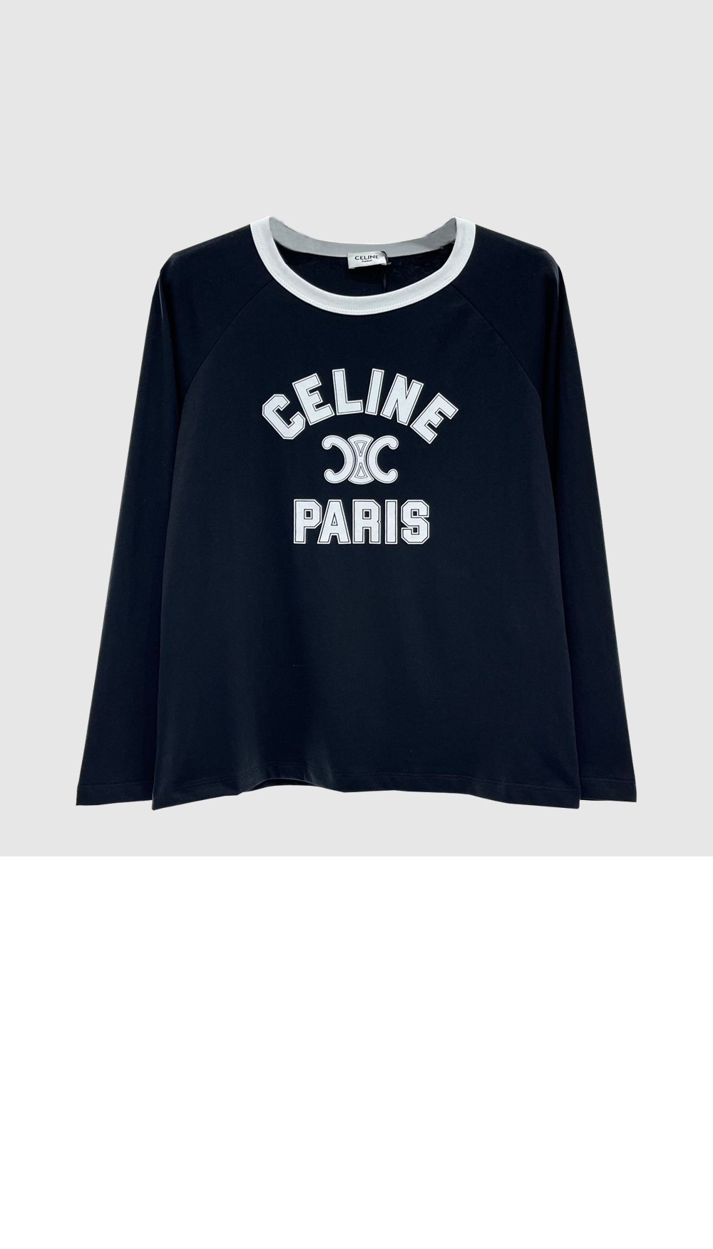 셀린느 코튼 저지 티셔츠