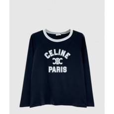 셀린느 코튼 저지 티셔츠