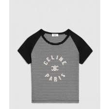 셀린느 트리옹프 티셔츠 코튼 저지