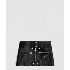 셀린느 미니 스커트 소프트 램스킨