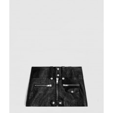 셀린느 미니 스커트 소프트 램스킨