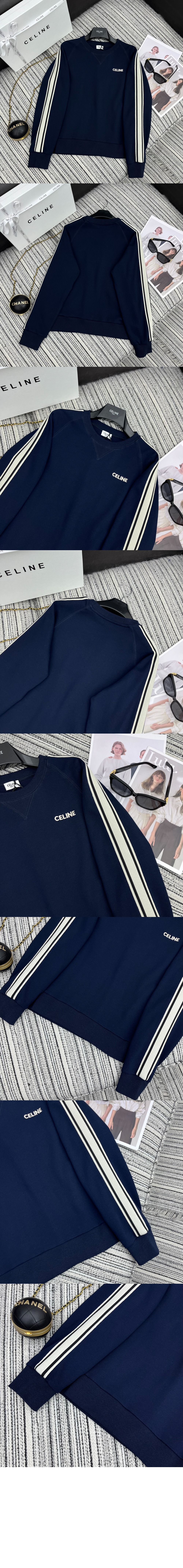 셀린느 스웨트셔츠 코튼 플리스