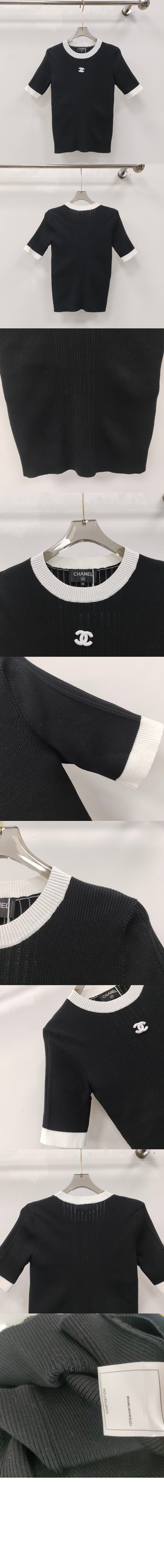 셀린느 로고 프린트 반팔