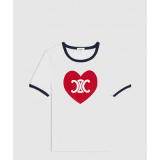 셀린느 로고 프린트 반팔