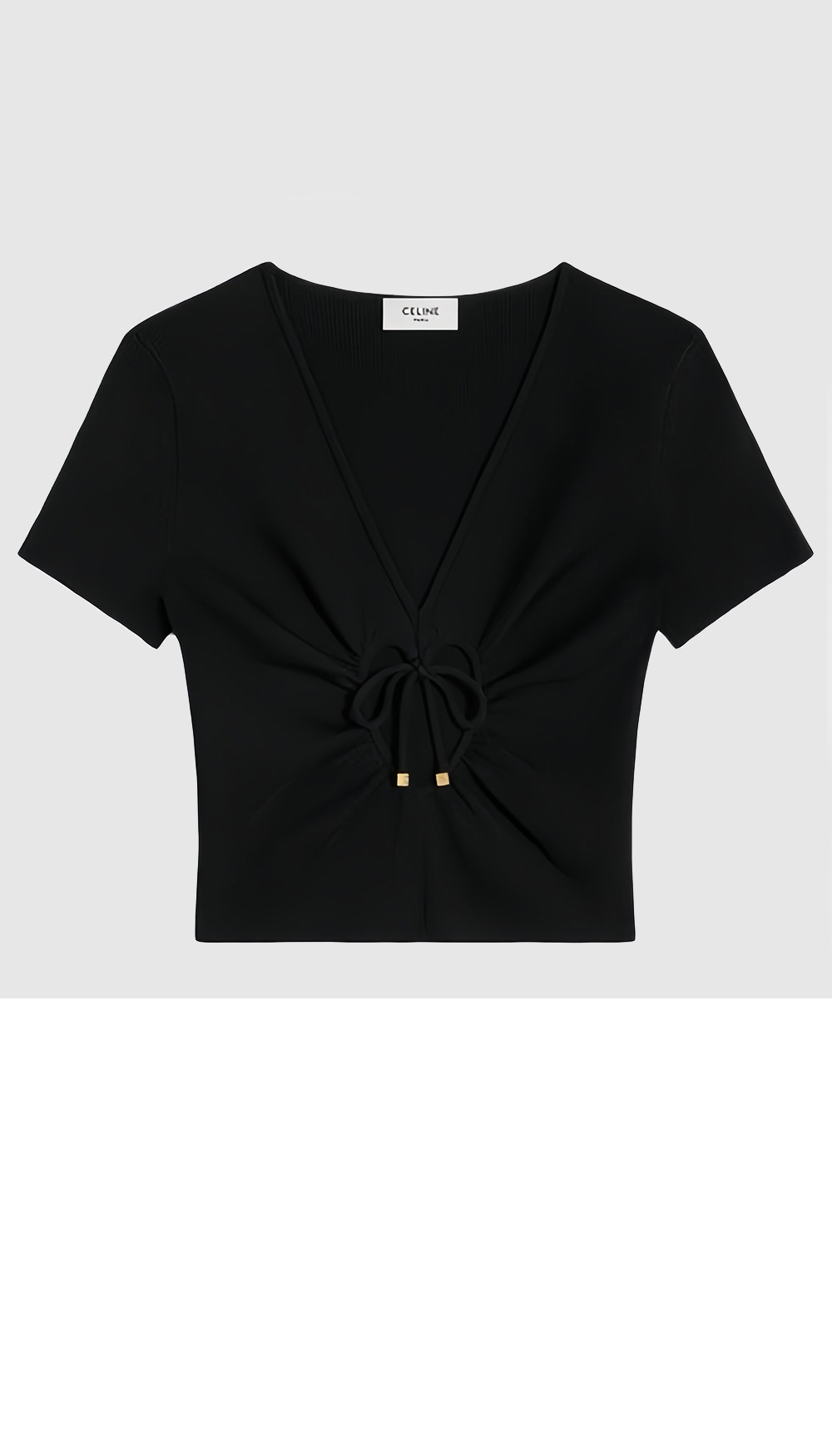 셀린느 로고 프린트 반팔