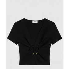 셀린느 로고 프린트 반팔