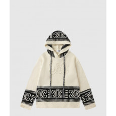 셀린느 로고 후드 긴팔