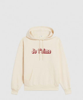 셀린느 로고 후드 긴팔