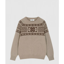 셀린느 로고 면 톱