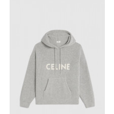 셀린느 로고 후드 긴팔