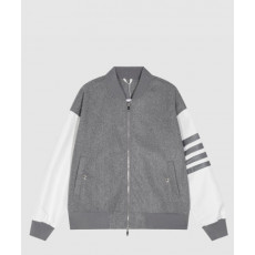 톰브라운 로고 집업 자켓