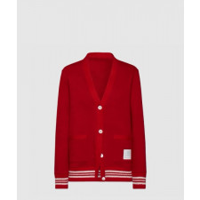 톰브라운 스트라이프 트리밍 가디건