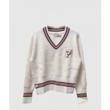 톰브라운 프린트 니트 톱