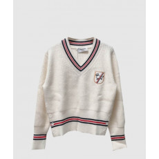 톰브라운 프린트 니트 톱