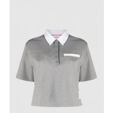 톰브라운 프린트 니트 톱