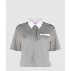 톰브라운 프린트 니트 톱