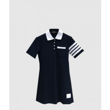 톰브라운 플라워 프린트 원피스