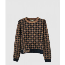 펜디 로고 프린트 긴팔