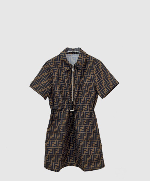 펜디 로고 원피스