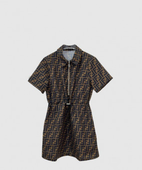 펜디 로고 원피스