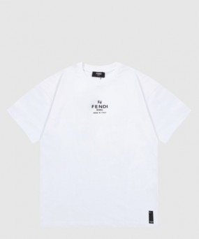 펜디 로고 프린트 반팔