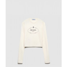프라다 프린트 저지 티셔츠