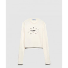 프라다 프린트 저지 티셔츠