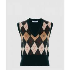 프라다 아가일 조끼