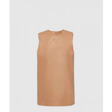 프라다 스트래치 나파 레더 탑