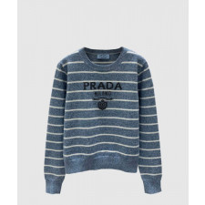 프라다 로고 니트 상의
