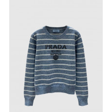 프라다 로고 니트 상의