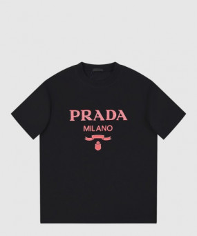 프라다 로고 프린트 반팔