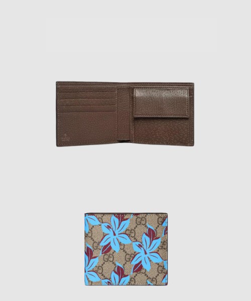 구찌 플라워 패턴 반지갑 841147