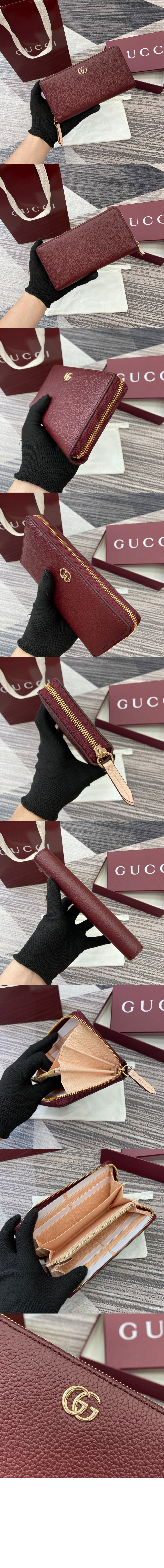 구찌 GG 마몽 장지갑 레더 456117